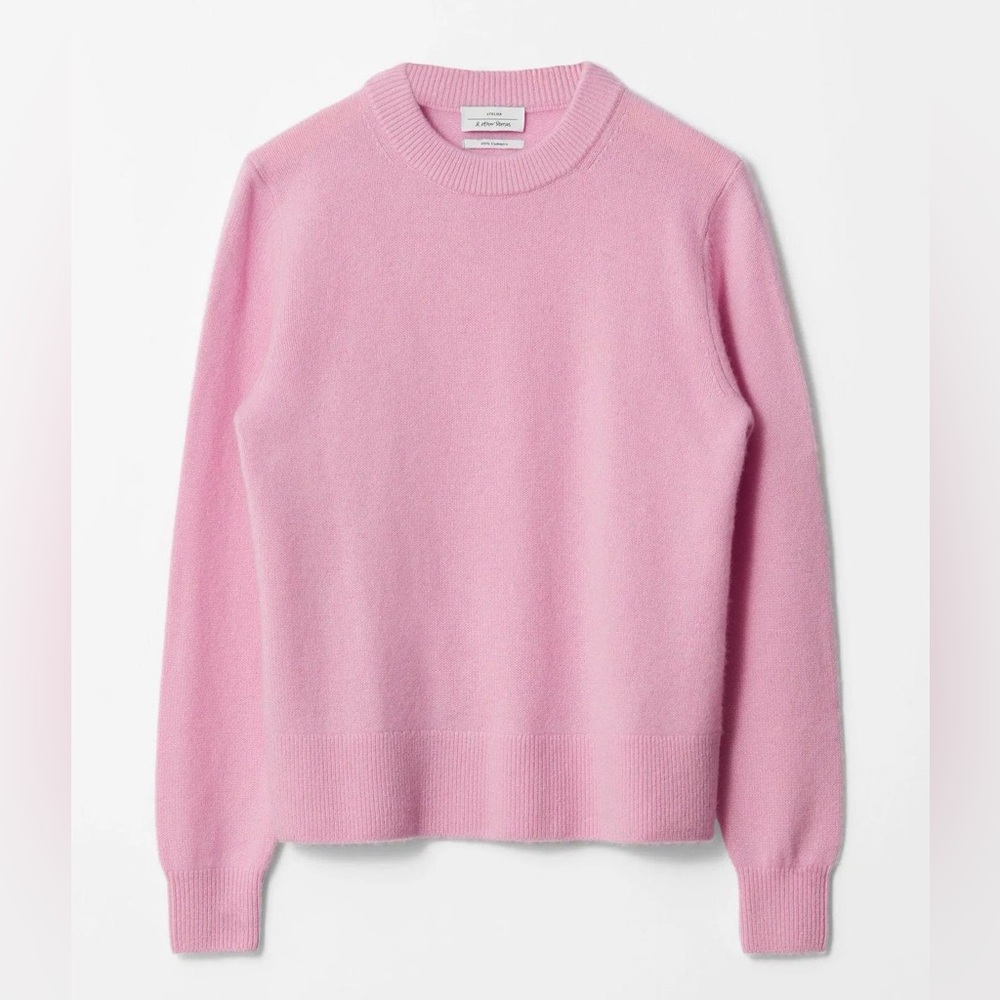 NEW CASHMERE & Other Stories Pink Cashmere Jumper - Picture 2 of 6